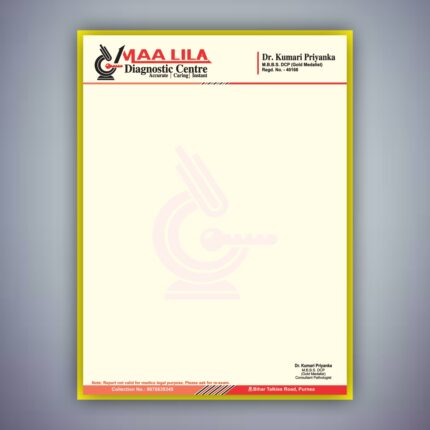 report pad design cdr file with fonts