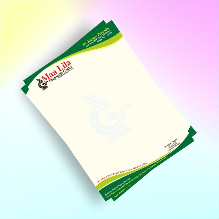 Diagnostics Lab Pathology Lab Report Pad Design Cdr File - Image 1